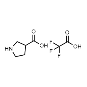 2,2,2-Trifluoroacetic acid compound with pyrrolidine-3-carboxylic acid 1:1|CS-1208645