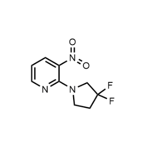 2-(3,3-Difluoropyrrolidin-1-yl)-3-nitropyridine|CS-1208716