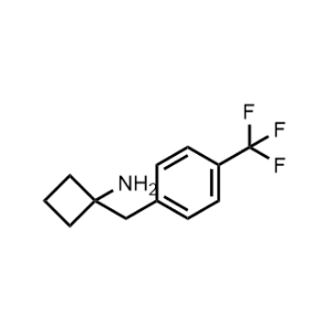 1-(4-(Trifluoromethyl)benzyl)cyclobutan-1-amine|CS-1208888