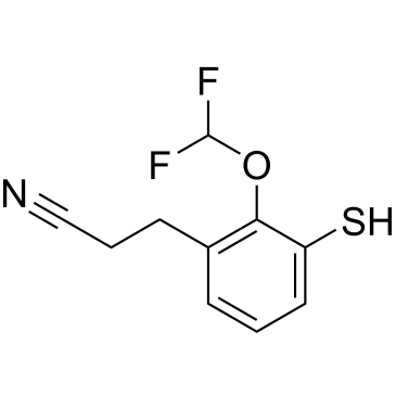 3-(2-(Difluoromethoxy)-3-mercaptophenyl)propanenitrile|CS-1208913