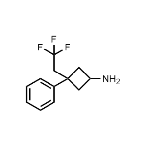 3-Phenyl-3-(2,2,2-trifluoroethyl)cyclobutan-1-amine|CS-1208924