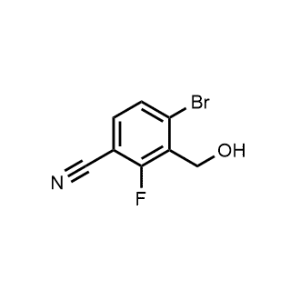 4-Bromo-2-fluoro-3-(hydroxymethyl)benzonitrile|CS-1209067