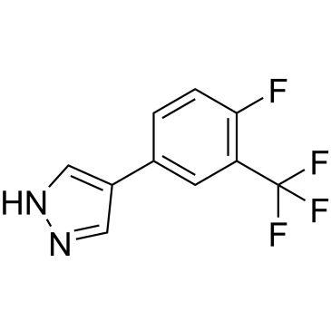 4-(4-Fluoro-3-(trifluoromethyl)phenyl)-1H-pyrazole|CS-1209174
