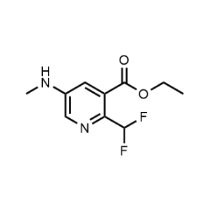 Ethyl 2-(difluoromethyl)-5-(methylamino)nicotinate|CS-1209239