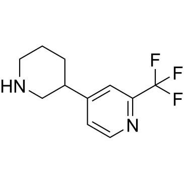 4-(Piperidin-3-yl)-2-(trifluoromethyl)pyridine|CS-1209289