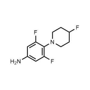 3,5-Difluoro-4-(4-fluoropiperidin-1-yl)aniline|CS-1209297