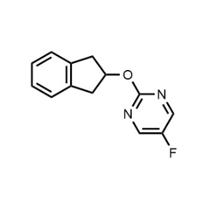 2-((2,3-Dihydro-1H-inden-2-yl)oxy)-5-fluoropyrimidine|CS-1209351