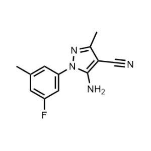 5-Amino-1-(3-fluoro-5-methylphenyl)-3-methyl-1H-pyrazole-4-carbonitrile|CS-1209363
