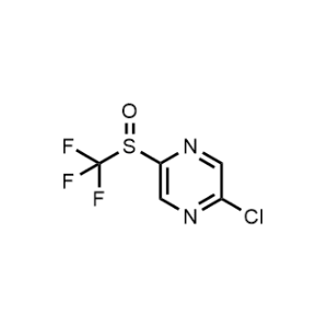 2-Chloro-5-((trifluoromethyl)sulfinyl)pyrazine|CS-1209411
