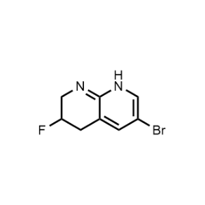 3-Bromo-6-fluoro-1,5,6,7-tetrahydro-1,8-naphthyridine|CS-1209466