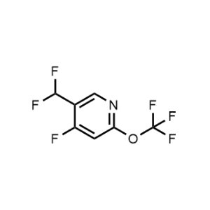 5-(Difluoromethyl)-4-fluoro-2-(trifluoromethoxy)pyridine|CS-1209486