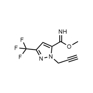 Methyl 1-(prop-2-yn-1-yl)-3-(trifluoromethyl)-1H-pyrazole-5-carbimidate|CS-1209590