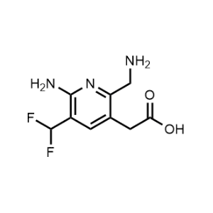 2-(6-Amino-2-(aminomethyl)-5-(difluoromethyl)pyridin-3-yl)acetic acid|CS-1209651
