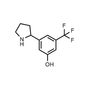 3-(Pyrrolidin-2-yl)-5-(trifluoromethyl)phenol|CS-1209705