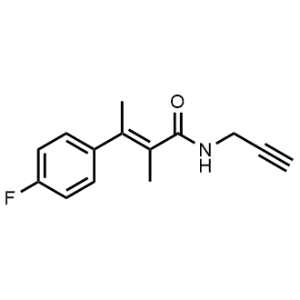 (E)-3-(4-Fluorophenyl)-2-methyl-N-(prop-2-yn-1-yl)but-2-enamide|CS-1209818