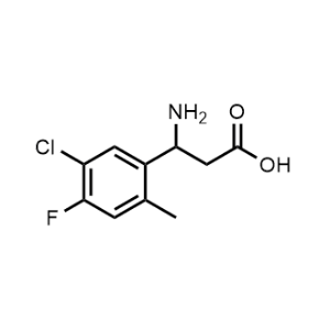 3-Amino-3-(5-chloro-4-fluoro-2-methylphenyl)propanoic acid|CS-1209909