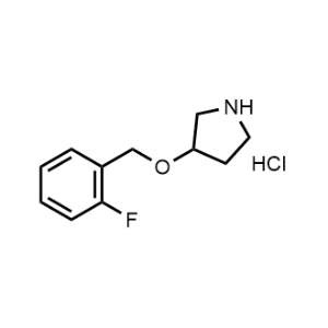 3-((2-Fluorobenzyl)oxy)pyrrolidine hydrochloride|CS-1209934