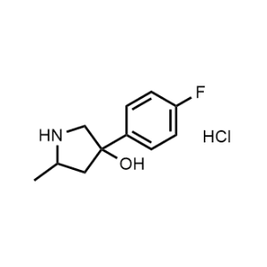 3-(4-Fluorophenyl)-5-methylpyrrolidin-3-ol hydrochloride|CS-1209935