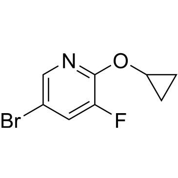 5-Bromo-2-cyclopropoxy-3-fluoropyridine|CS-1209959