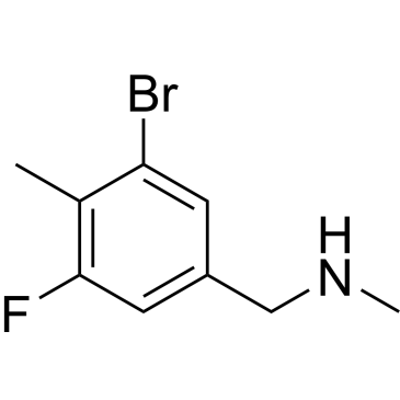 1-(3-Bromo-5-fluoro-4-methylphenyl)-N-methylmethanamine|CS-1209998