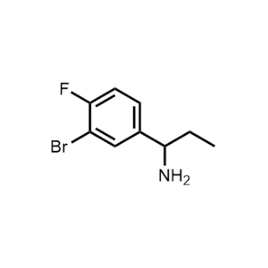 1-(3-Bromo-4-fluorophenyl)propan-1-amine|CS-1210003