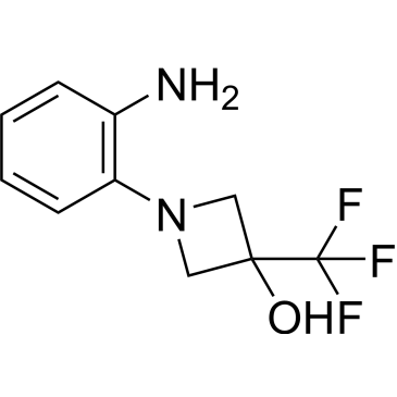 1-(2-Aminophenyl)-3-(trifluoromethyl)azetidin-3-ol|CS-1210281