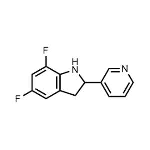 5,7-Difluoro-2-(pyridin-3-yl)indoline|CS-1210303