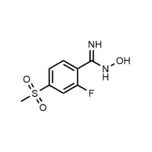 2-Fluoro-N-hydroxy-4-(methylsulfonyl)benzimidamide|CS-1210305