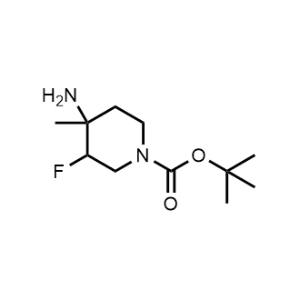 Tert-butyl 4-amino-3-fluoro-4-methylpiperidine-1-carboxylate|CS-1210384