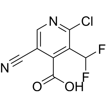 2-Chloro-5-cyano-3-(difluoromethyl)isonicotinic acid|CS-1210413