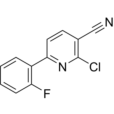 2-Chloro-6-(2-fluorophenyl)nicotinonitrile|CS-1210447