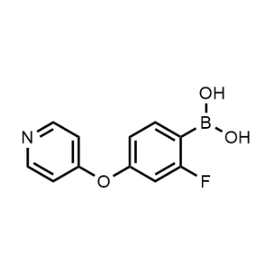 (2-Fluoro-4-(pyridin-4-yloxy)phenyl)boronic acid|CS-1210472