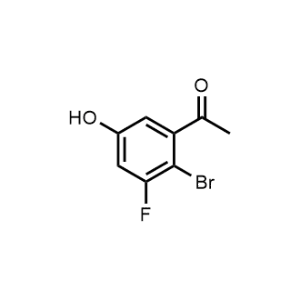 1-(2-Bromo-3-fluoro-5-hydroxyphenyl)ethan-1-one|CS-1210487