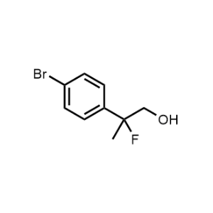 2-(4-Bromophenyl)-2-fluoropropan-1-ol|CS-1210523
