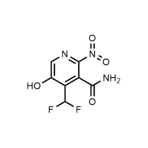 4-(Difluoromethyl)-5-hydroxy-2-nitronicotinamide|CS-1210529