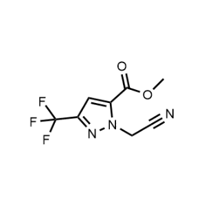 Methyl 1-(cyanomethyl)-3-(trifluoromethyl)-1H-pyrazole-5-carboxylate|CS-1210575