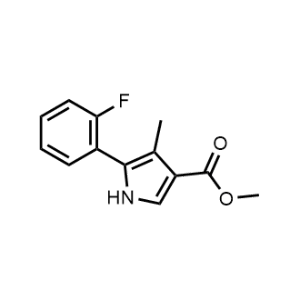 Methyl 5-(2-fluorophenyl)-4-methyl-1H-pyrrole-3-carboxylate|CS-1210791