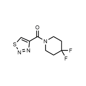 (4,4-Difluoropiperidin-1-yl)(1,2,3-thiadiazol-4-yl)methanone|CS-1210799