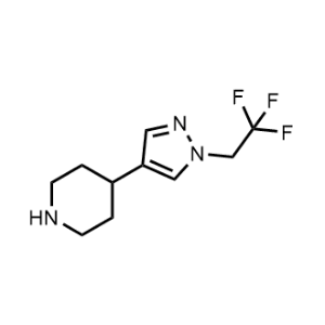 4-(1-(2,2,2-Trifluoroethyl)-1H-pyrazol-4-yl)piperidine|CS-1210804