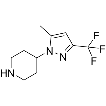 4-(5-Methyl-3-(trifluoromethyl)-1H-pyrazol-1-yl)piperidine|CS-1210810