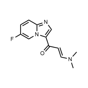 (E)-3-(Dimethylamino)-1-(6-fluoroimidazo[1,2-a]pyridin-3-yl)prop-2-en-1-one|CS-1210817