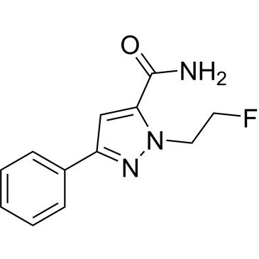 1-(2-Fluoroethyl)-3-phenyl-1H-pyrazole-5-carboxamide|CS-1210830