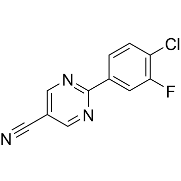 2-(4-Chloro-3-fluorophenyl)pyrimidine-5-carbonitrile|CS-1210917
