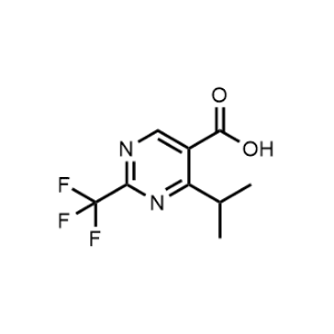 4-Isopropyl-2-(trifluoromethyl)pyrimidine-5-carboxylic acid|CS-1211059