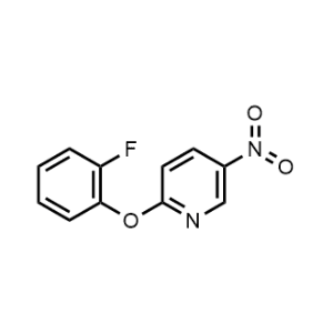 2-(2-Fluorophenoxy)-5-nitropyridine|CS-1211099