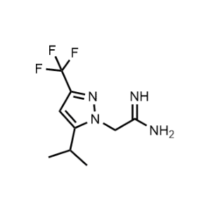 2-(5-Isopropyl-3-(trifluoromethyl)-1H-pyrazol-1-yl)acetimidamide|CS-1211170
