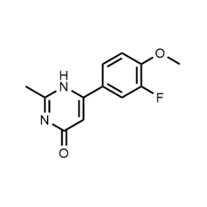 6-(3-Fluoro-4-methoxyphenyl)-2-methylpyrimidin-4(1H)-one|CS-1211173