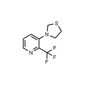 3-(2-(Trifluoromethyl)pyridin-3-yl)thiazolidine|CS-1211199