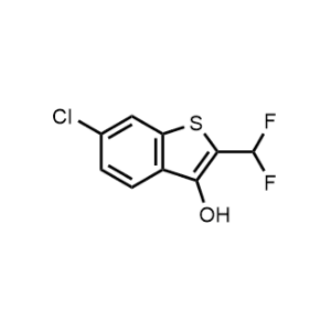 6-Chloro-2-(difluoromethyl)benzo[b]thiophen-3-ol|CS-1211257