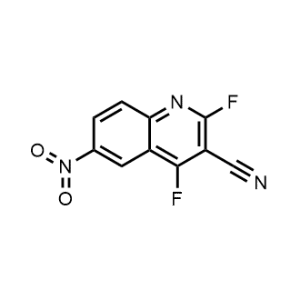 2,4-Difluoro-6-nitroquinoline-3-carbonitrile|CS-1211315